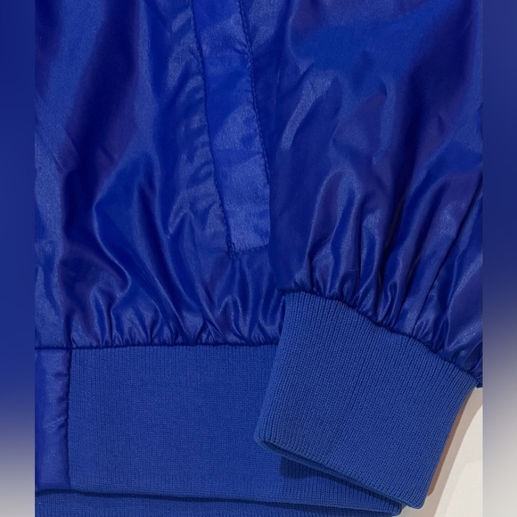 Vintage IZOD Zod Club Royal Blue Windbreaker Jacket 80s 90s Retro M - Picture 7 of 10
